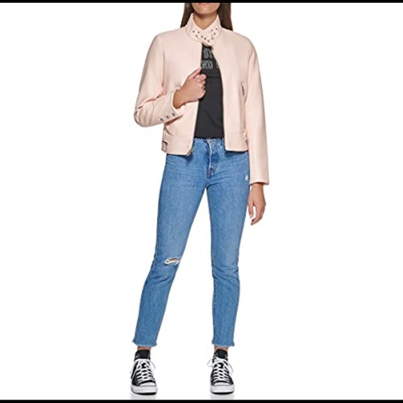 Levi's Women's Faux Leather Motocross Racer Jacket - Picture 3 of 5